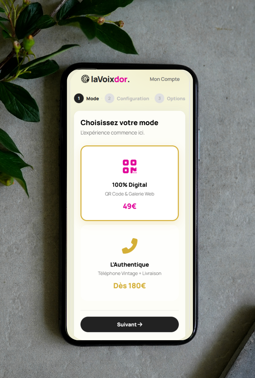 laVoixdor — 100% Digital — vue 3